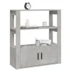 vidaXL Príborník betón sivý 80x30x90 cm odvodený výrobok z Náhľad obrázku produktu 4