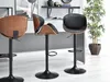 Designová barová židle ALIANA - ořech / černá Náhled obrázku produktu 5