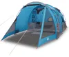 vidaXL Tenda a tunnel 4 persone Blu Impermeabile Anteprima dell’immagine prodotto 1