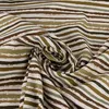 Baumwollstoff Meterware Popeline Streifen schmal weiß khaki Produktbild-Vorschau 5