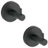 WENKO 2er Set Edelstahl Wand Haken Handtuch Halter Bad Produktbild-Vorschau 1