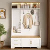 Multifunktionaler Flur- & Schuhschrank mit LED-Beleuchtung, Produktbild-Vorschau 9