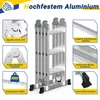 Ikodm, drabinowa platforma aluminiowa, 4 stopnie, Podgląd zdjęcia produktu 4