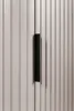 A close-up of a beige cabinet with a black handle. Náhled obrázku produktu