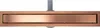 A linear shower drain with a copper finish. Produktbild-Vorschau