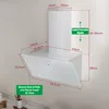 Hotte aspirante sans cadre LEVIVO A+++ 60 cm en mode Voir les images du produit 5