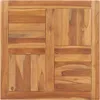 vidaXL Tischplatte Massivholz Teak 70×70×2,5 cm Produktbild-Vorschau 7