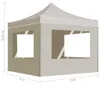 vidaXL Profi-Partyzelt Faltbar mit Wänden Aluminium 2×2m Produktbild-Vorschau 7