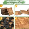 Bettizia 55 Stück Holzfliesen Mosaik 5 qm, 30x30cm Produktbild-Vorschau 4