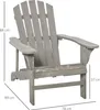 Outsunny Adirondack Stuhl wetterfest Adirondack Chair aus Produktbild-Vorschau 3