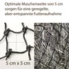 Heunetz schwarz für Pferde Maschenweite 5x5cm Heunetz Produktbild-Vorschau 5