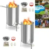 LZQ 2 Stück Poolheizung Feuertonne für Schwimmbäder Produktbild-Vorschau 1