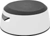 A white and dark gray step stool. Produktbild-Vorschau
