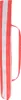 A vertically oriented red and white striped bag with a handle. Produktbild-Vorschau