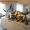 Gran belén de madera XXL de 60 cm, ideal para decorar mesas Vista previa de la imagen del producto 5