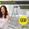 Craftfull Stehleiter CF-133B | Aluminium-Haushaltsleiter - Produktbild-Vorschau 2