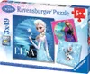 Elsa, Anna a Olaf. Puzzle 3 X 49 dielikov Náhľad obrázku produktu 9