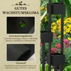 Outsunny Blumenkasten, Hochbeet, Pflanzkasten mit Rankhilfe Produktbild-Vorschau 6