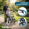 Mobiclinic Fauteuil roulant pliable Fauteuil roulant Voir les images du produit 7