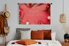 MuchoWow® Wandteppich Wandbehang Winter - Rot - Produktbild-Vorschau 4