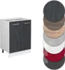 Küchenunterschrank Vicco R-Line Schwarz Beton 60 cm ohne Produktbild-Vorschau 5