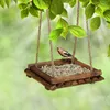 Relaxdays Vogelfutterstation Holz, Futtertisch für Produktbild-Vorschau 2