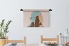 MuchoWow® Wandteppich Wandbehang Sommer - Frau - Kopftuch - Produktbild-Vorschau 3