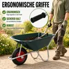 Schubkarre 100 L mit Kunststoffmulde bis 250 kg Stahlrahmen Produktbild-Vorschau 8