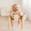Indoor-Babyschaukel Beige aus Velvet – Mit Produktbild-Vorschau 4