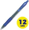 Pilot BL-G2-7 Stylo rétractable clipsable Bleu 12 pcs Voir les images du produit 2