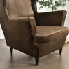 2-dílný kryt křídla židle, křídlo židle Velvet Slipcovers Náhled obrázku produktu 5