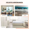 HOMCOM Klapptisch Esstisch Holz Metall Küche Wohnzimmer Produktbild-Vorschau 5