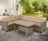 CASARIA® Salon de Jardin en polyrotin 6 Personnes Voir les images du produit 2