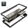 An exploded view of a phone case, showing its layers and materials. Produktbild-Vorschau