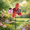 Zahradní dekorace ve tvaru berušky – větrný mlýn 112 cm – Náhled obrázku produktu 4
