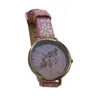 Kinderuhr Unicorn Einhorn Pink Lederarmband Glitzer Strass Produktbild-Vorschau 3