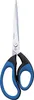 WEDO Schere Soft Cut spitz Länge: 255 mm schwarz/blau Produktbild-Vorschau 1