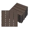LZQ 22 kusů 30x30cm WPC dlaždice, 2m2 balkonové dlaždice Náhled obrázku produktu 1