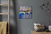 Coloray Uhr auf Leinwand 30x30 cm Wand Uhr Dekoration Produktbild-Vorschau 4