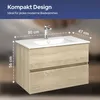 VILSTEIN Badmöbel | Waschtisch | mit Waschbecken | hängend Produktbild-Vorschau 4