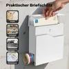 Dizajnová poštová schránka Wiltec V19 biela 370 x 102 x 370 Náhľad obrázku produktu 11
