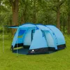 Tenda CampFeuer Super+ per 4 persone, blu/nero, tenda a Anteprima dell’immagine prodotto 2