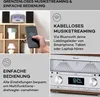 Auna DAB Radio CD-Player für Zuhause, FM/DAB/DAB+ Radio mit Produktbild-Vorschau 4