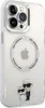 A clear, professional shot of a transparent iPhone 13 Pro Max case with Karl Lagerfeld and Choupette branding. Produktbild-Vorschau
