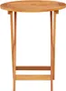 vidaXL Tavolo da giardino pieghevole Ø60x75 cm in legno Anteprima dell’immagine prodotto 17