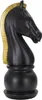 Mauro Ferretti Schachfigur Pferd Ø18,5x50 cm schwarz gold Produktbild-Vorschau 1