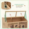 PawHut Cage pour petits animaux en bois, cage pour petits Voir les images du produit 5