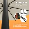 KINGSLEEVE® Ombrellone da Giardino con LED Ø300cm Parasole Anteprima dell’immagine prodotto 11