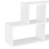 A close-up view of a white modular shelving unit against a white background. Produktbild-Vorschau