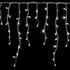 120er LED Lichtervorhang Lichterkette Eiszapfen für Innen und Außen warmweiß Produktbild-Vorschau